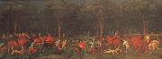 unknow artist The Hunt of all 15th-century Spain oil painting artist